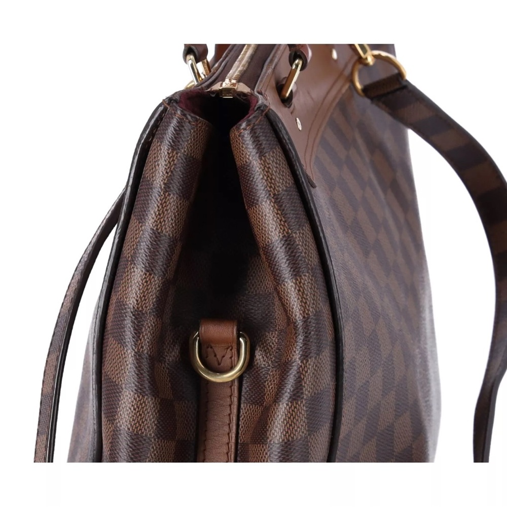 Louis Vuitton Damier Greenwich Brown Top Zip Tote N41337 - Picture 13 of 14